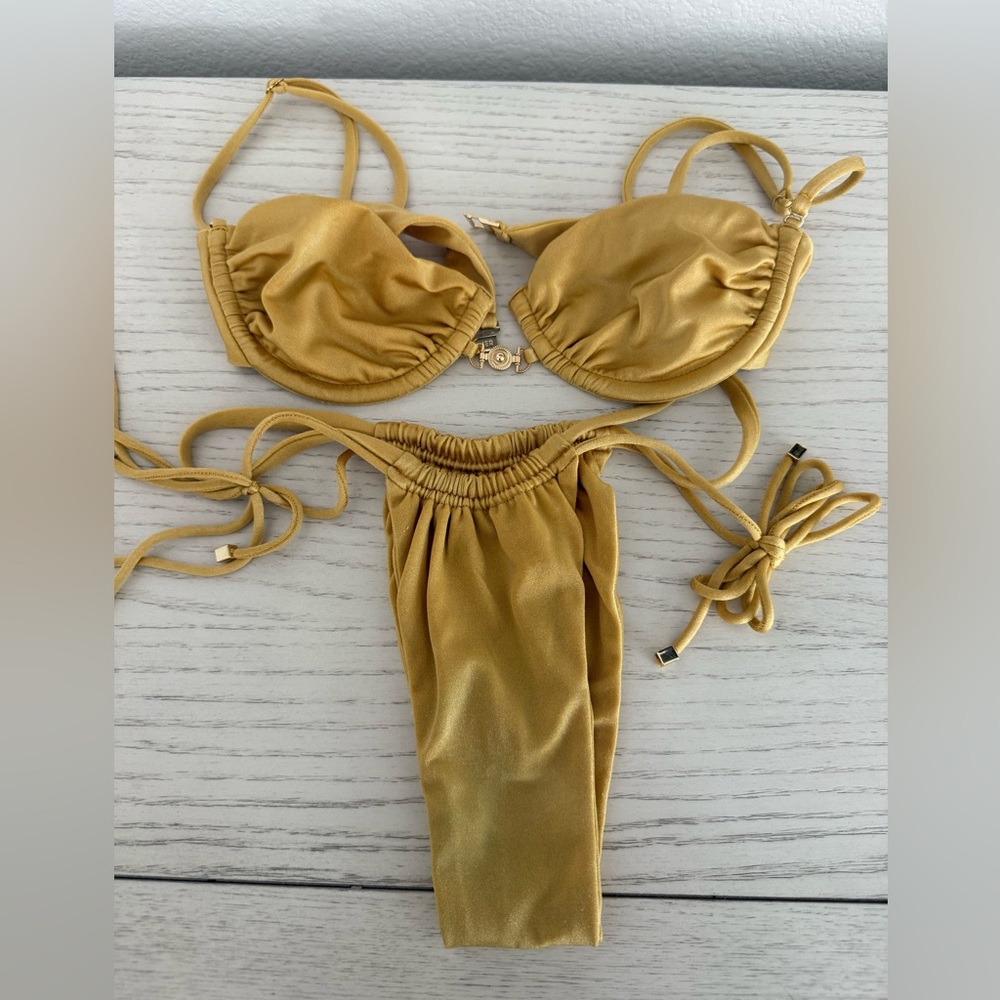 Sommer Swim Harper Lusso Top (S) & Farrah Lusso Bottoms Size XS - Picture 5 of 8